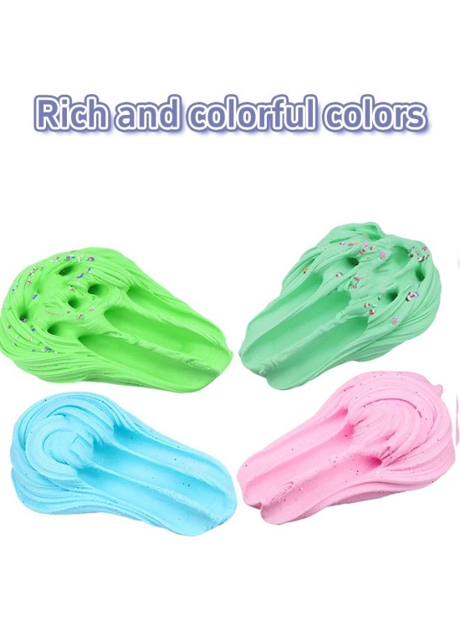 JAYATO 10 Pack Long-Lasting Scented Fruit Slime DIY Kit Butter Slime Set, 50MM Per Pack, Soft and Non Sticky & Safe Sensory Toys for Stress Relief, Stretchy Fun Party Favors, Birthday Gifts for Girls and Boys, Stress Relieving Slime Bulk Ice Cream Mould Fillers - Image 3